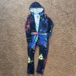 AIRBLASTER Galaxy Print Hooded Base Layer